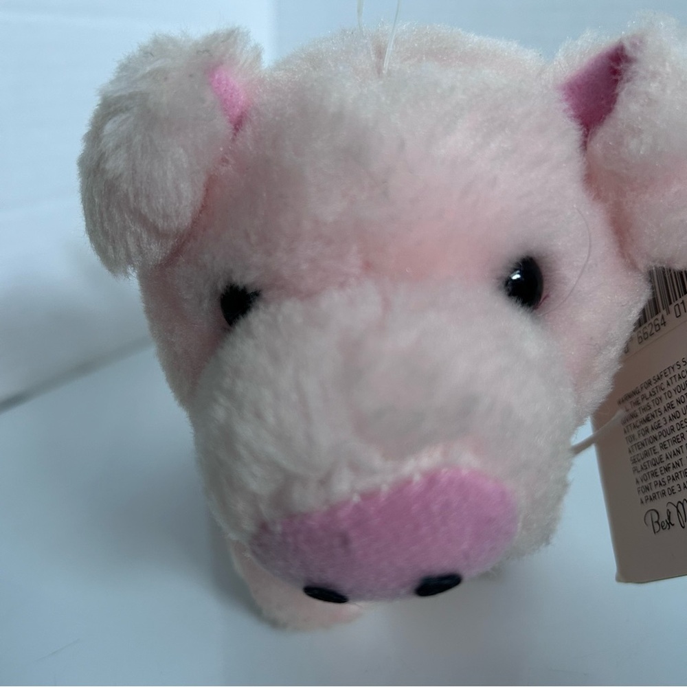 Best Made Toys pink pig plush NWT 6-1/2” long